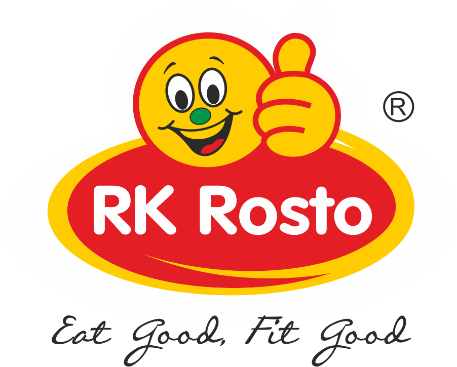 rk rosto food logo